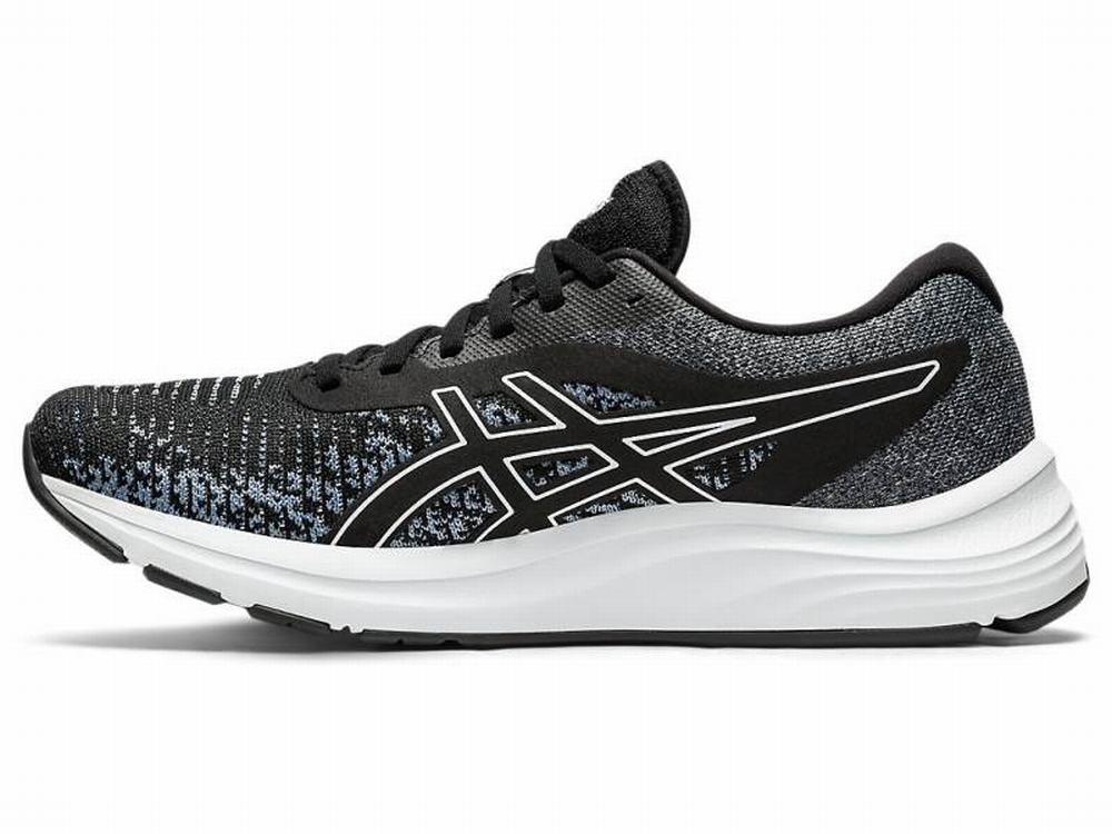 Asics GEL-PULSE 12 Knit Men's Running Shoes Black / White | TPE724398