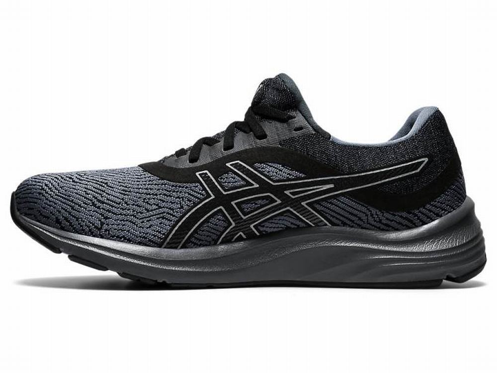 Asics GEL-PULSE 12 MONO-SOCK Men's Running Shoes Black | QWY073426