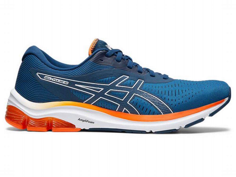 Asics GEL-PULSE 12 Men\'s Running Shoes Blue | HYD504637