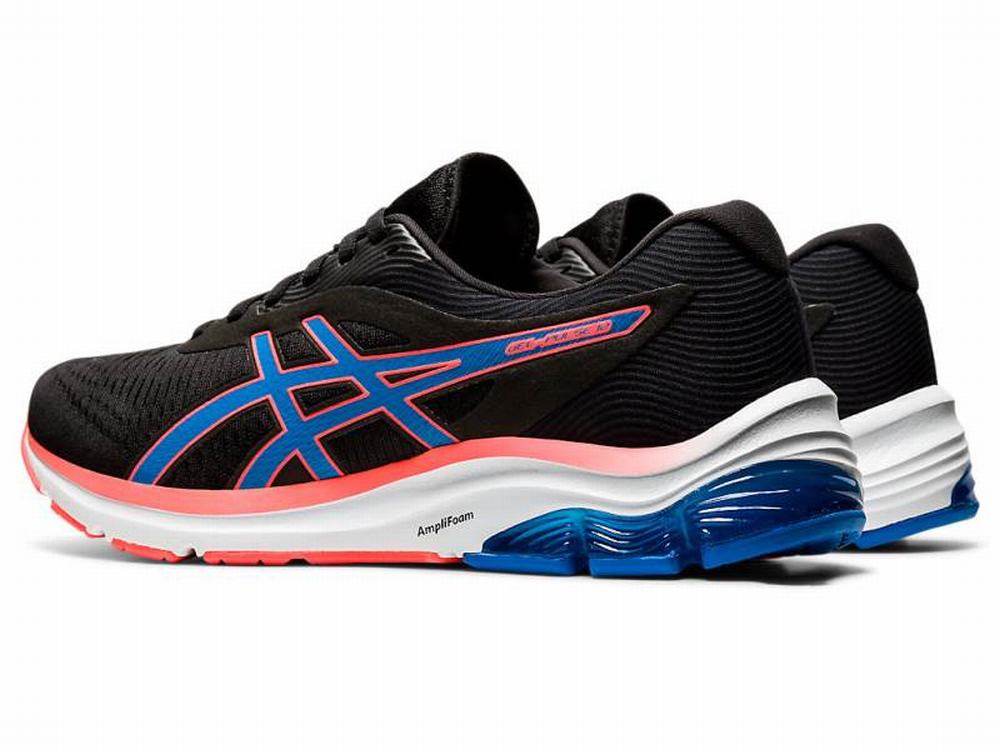 Asics GEL-PULSE 12 Men's Running Shoes Black / Blue | QHU942678