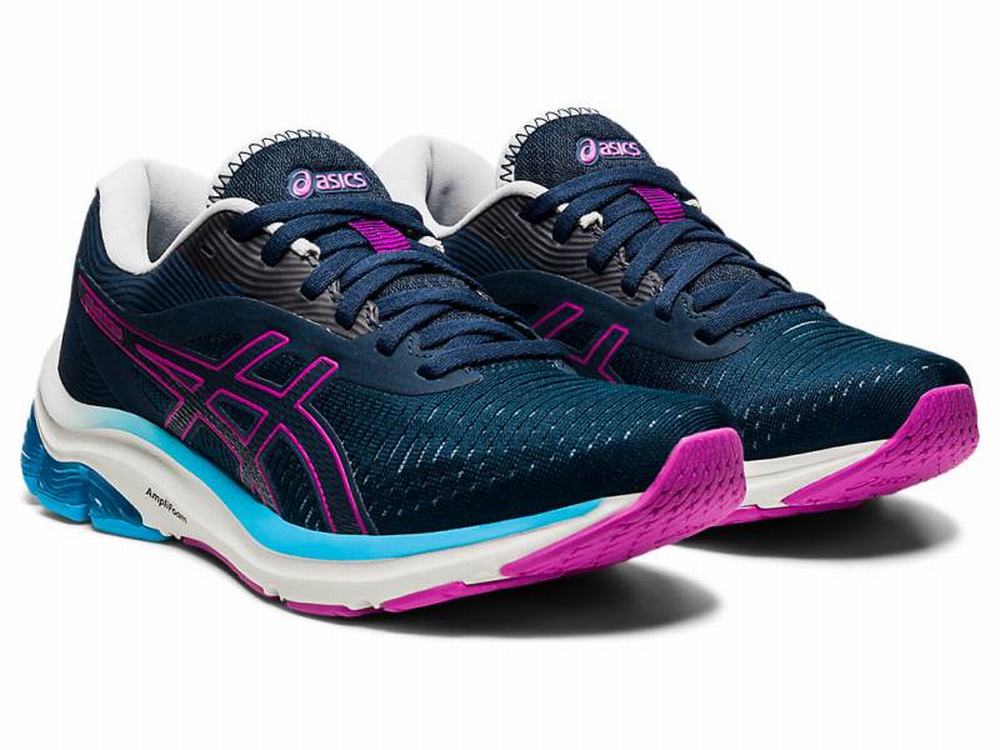 Asics GEL-PULSE 12 Women's Running Shoes Blue / Purple | RLQ351296