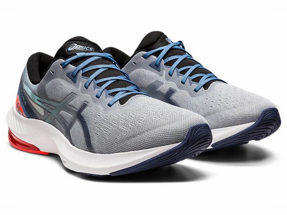 Asics GEL-PULSE 13 Men's Running Shoes Grey / Blue | WCX654720