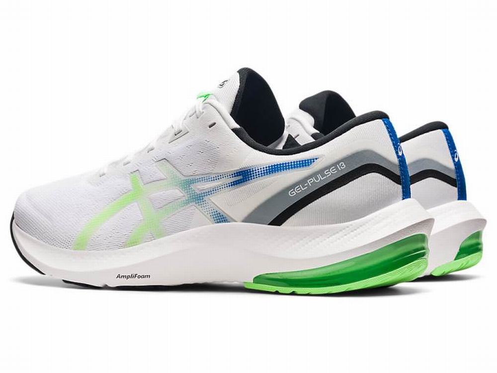 Asics GEL-PULSE 13 Men's Running Shoes White / Light Green | GWM762918