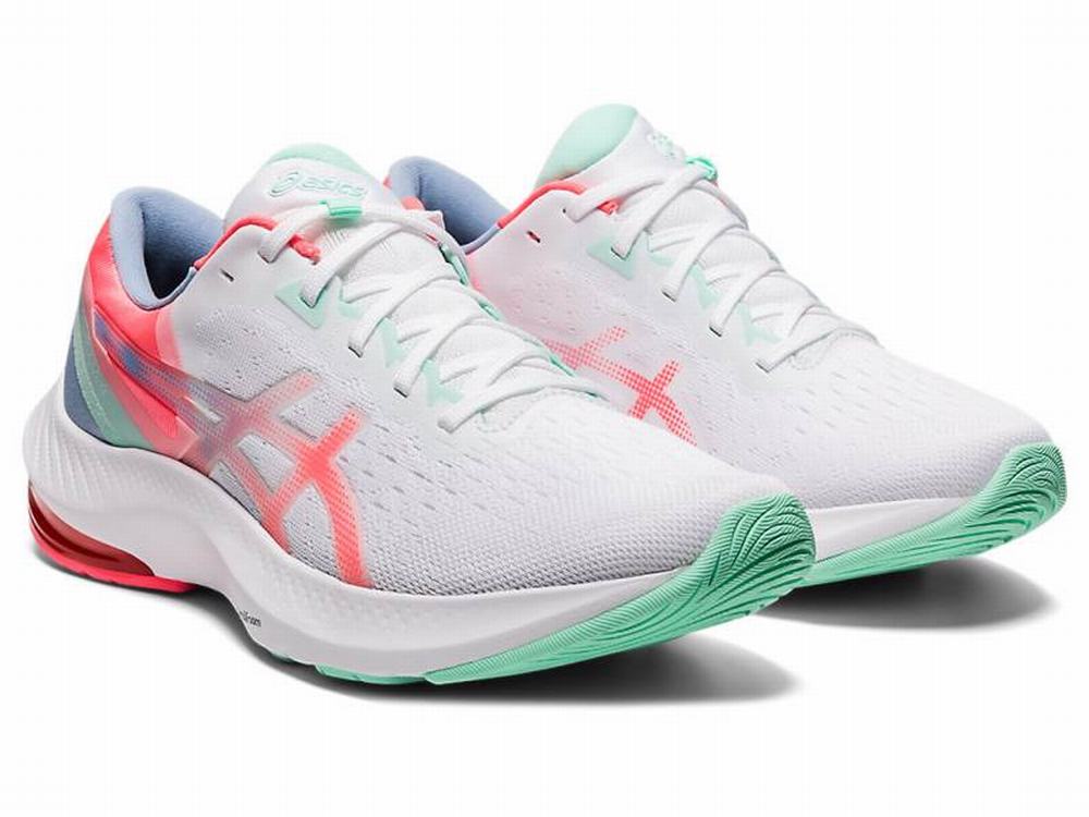 Asics GEL-PULSE 13 Women's Running Shoes White / Coral | PNL386941