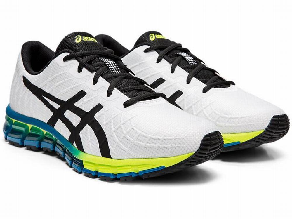 Asics GEL-QUANTUM 180 4 Men's Sneakers White / Yellow | LQX974586