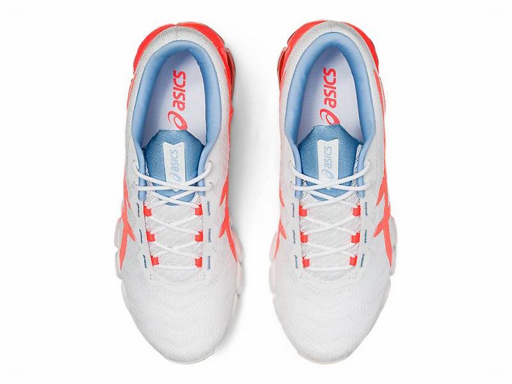 Asics GEL-QUANTUM 180 5 Women's Sneakers White / Orange / Red | EFY872519