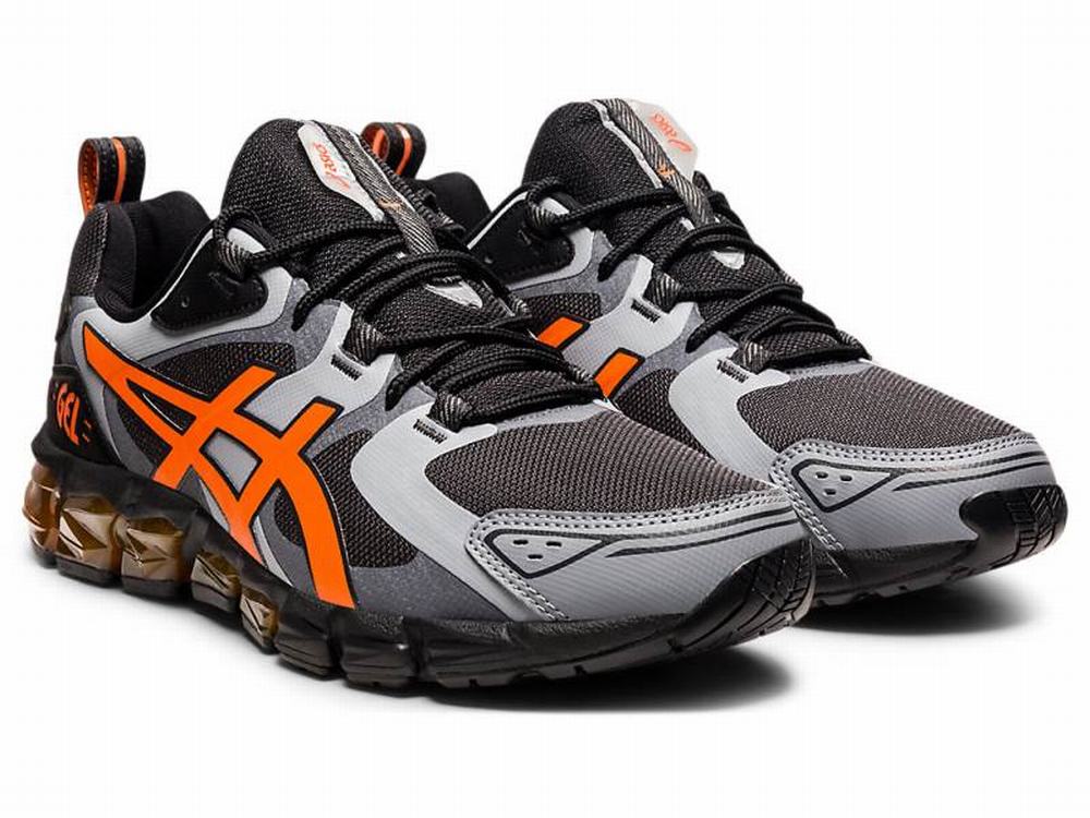 Asics GEL-QUANTUM 180 Men's Sneakers Deep Grey / Orange | BSW283671