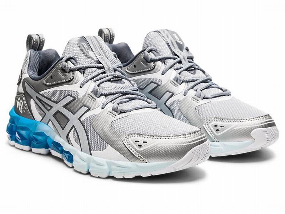 Asics GEL-QUANTUM 180 Women's Sneakers Grey / Blue | RZU276498