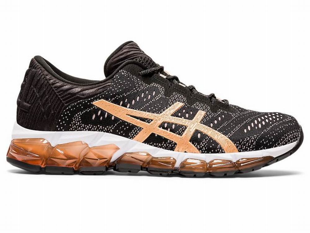 Asics GEL-QUANTUM 360 5 JCQ Women's Sneakers Black / Rose / Gold | OWG372694