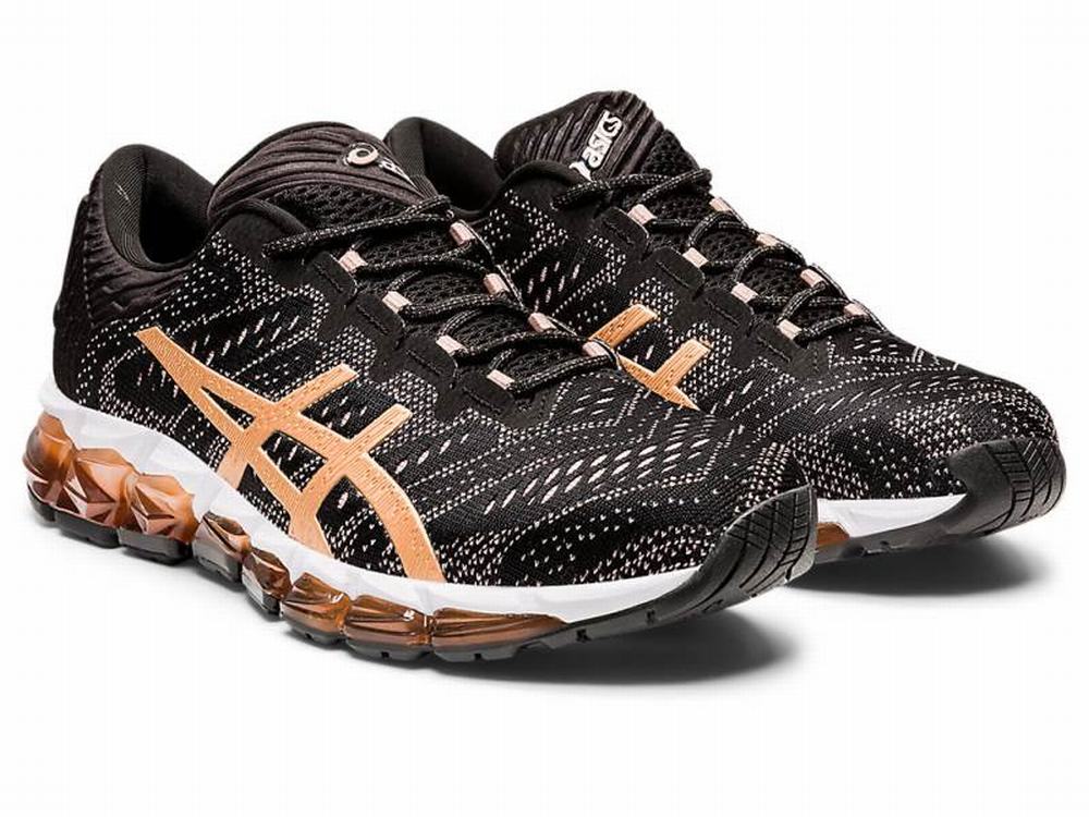 Asics GEL-QUANTUM 360 5 JCQ Women's Sneakers Black / Rose / Gold | OWG372694