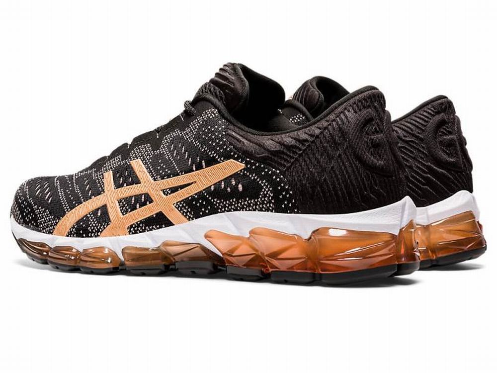 Asics GEL-QUANTUM 360 5 JCQ Women's Sneakers Black / Rose / Gold | OWG372694