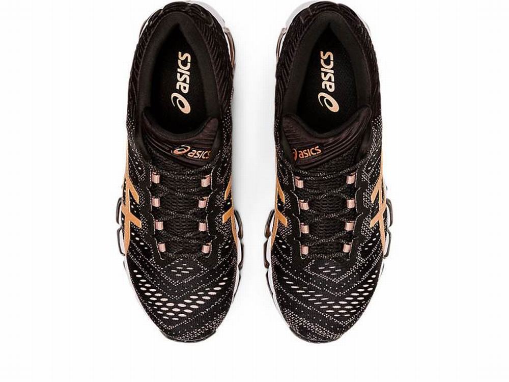 Asics GEL-QUANTUM 360 5 JCQ Women's Sneakers Black / Rose / Gold | OWG372694