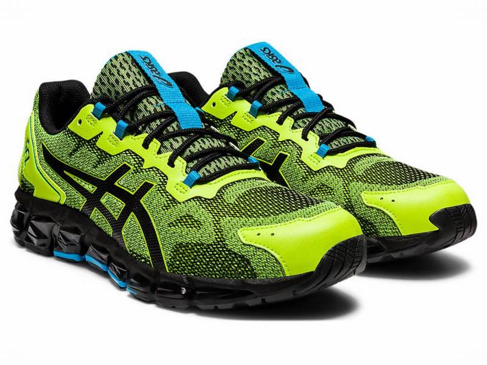 Asics GEL-QUANTUM 360 6 Men's Sneakers Black / Green | AGJ369417