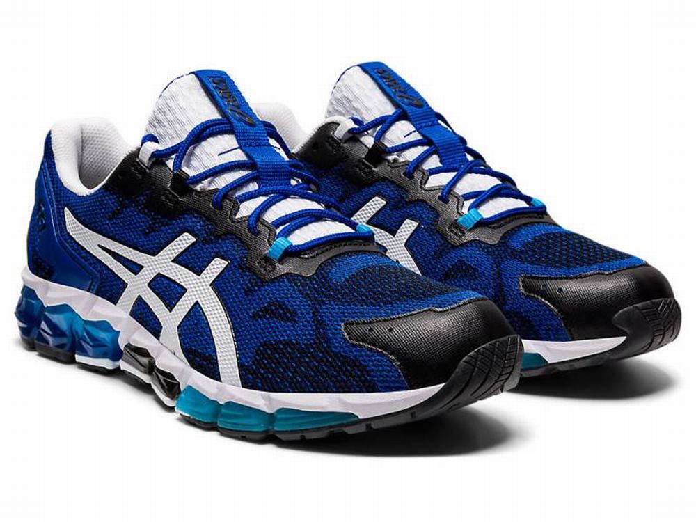 Asics GEL-QUANTUM 360 6 Men's Sneakers Black / Blue | ASR251483