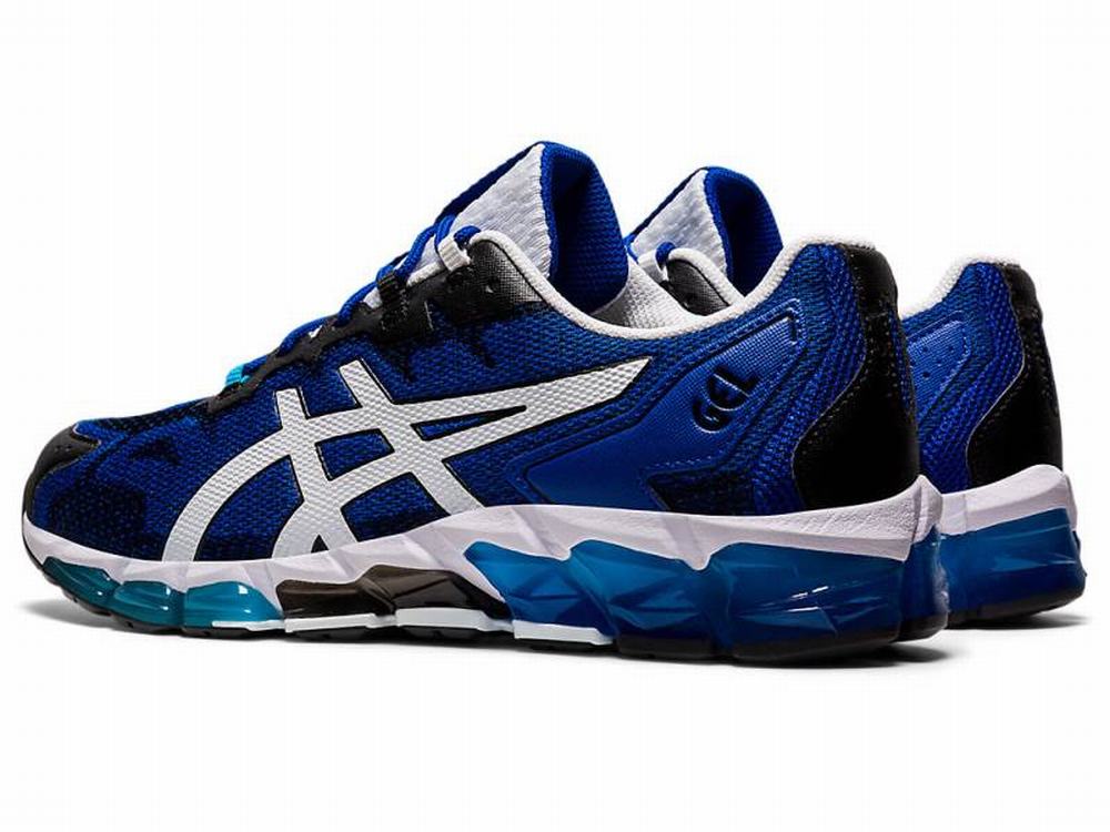 Asics GEL-QUANTUM 360 6 Men's Sneakers Black / Blue | ASR251483