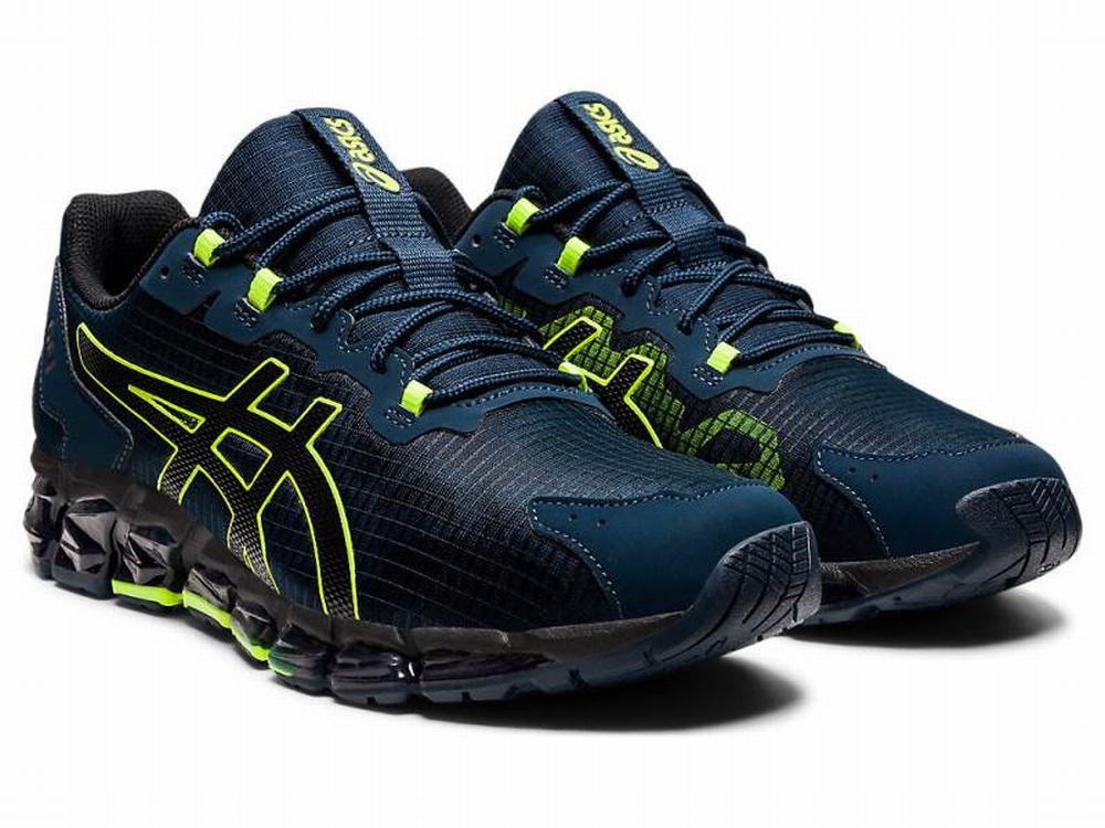 Asics GEL-QUANTUM 360 6 Men's Sneakers Black / Blue | HZG308725