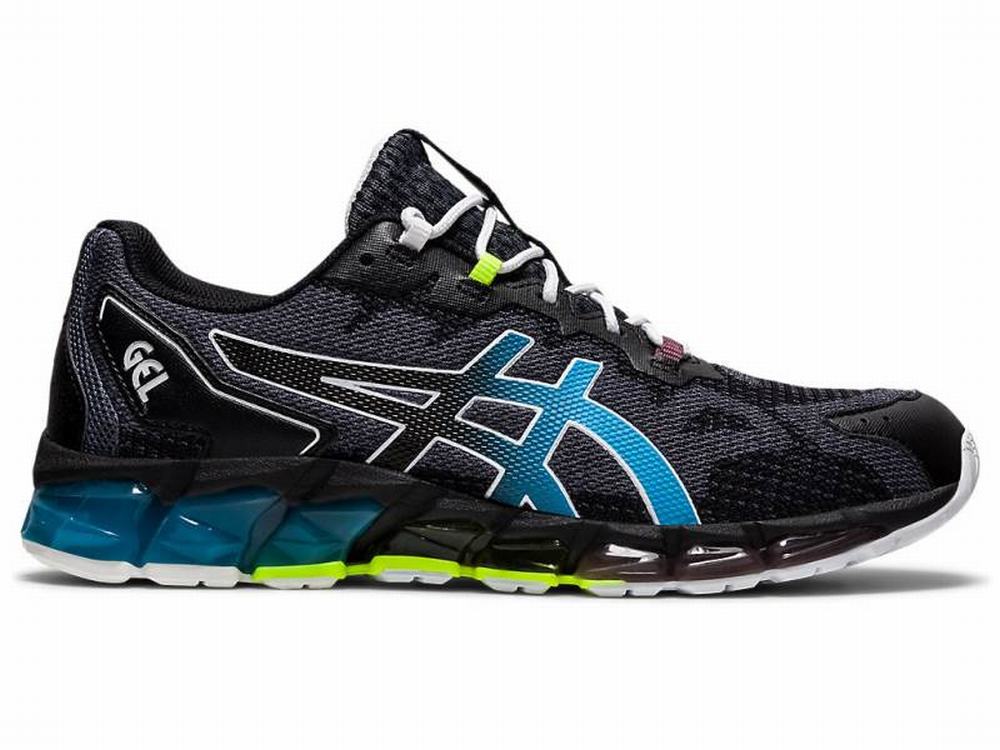 Asics GEL-QUANTUM 360 6 Men's Sneakers Black / Blue | LZJ268730