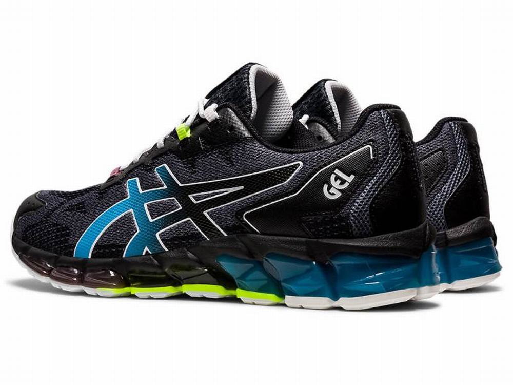 Asics GEL-QUANTUM 360 6 Men's Sneakers Black / Blue | LZJ268730