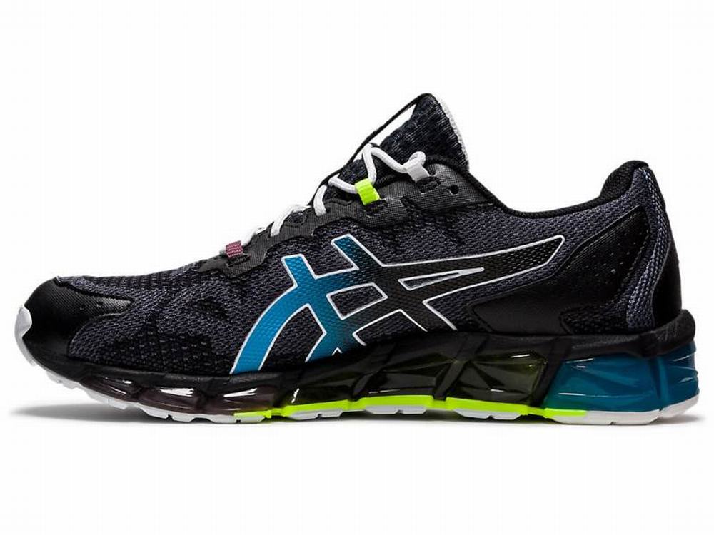 Asics GEL-QUANTUM 360 6 Men's Sneakers Black / Blue | LZJ268730