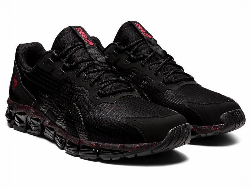 Asics GEL-QUANTUM 360 6 Men's Sneakers Black / Red | RCQ083429