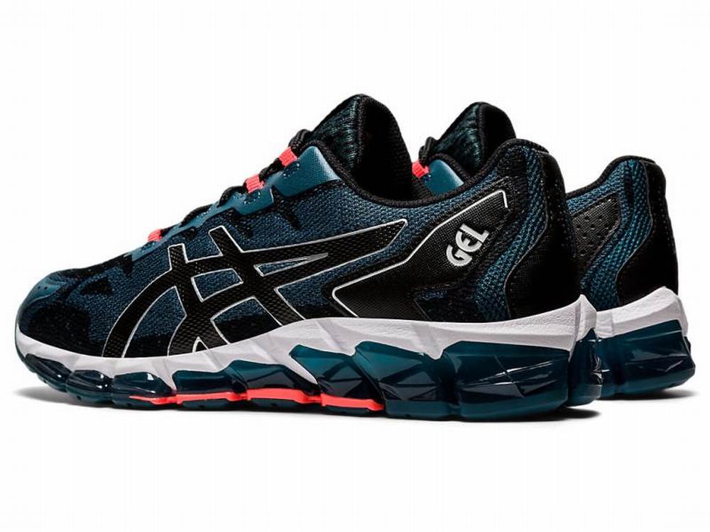 Asics GEL-QUANTUM 360 6 Men's Sneakers Black / Blue | SPC451837