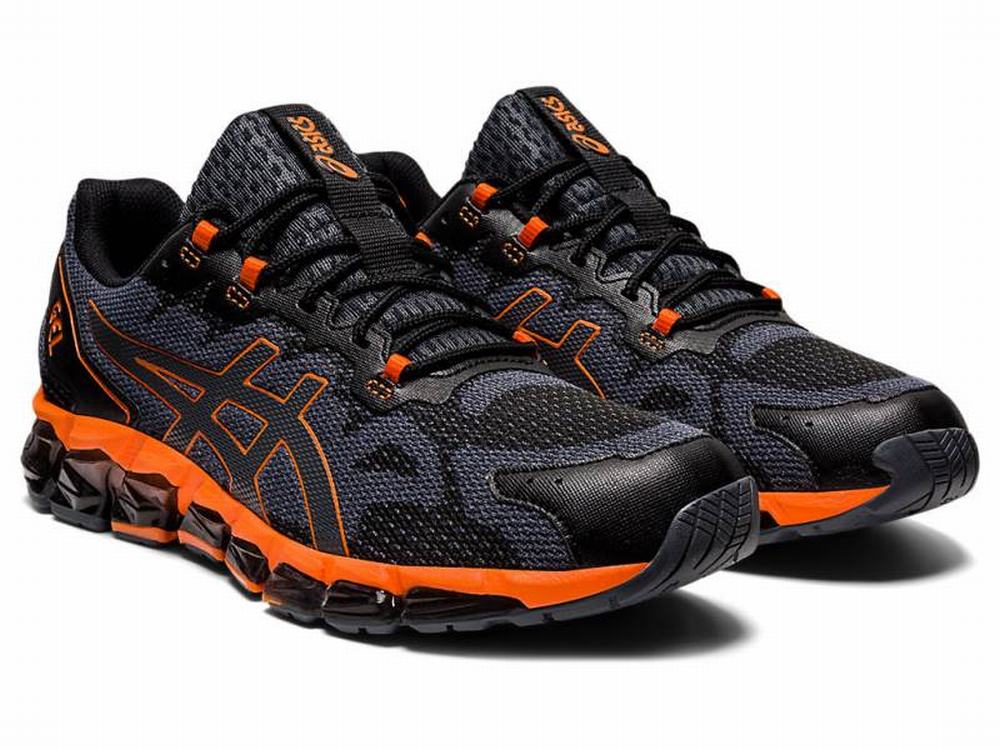 Asics GEL-QUANTUM 360 6 Men's Sneakers Black / Orange | TEH261839