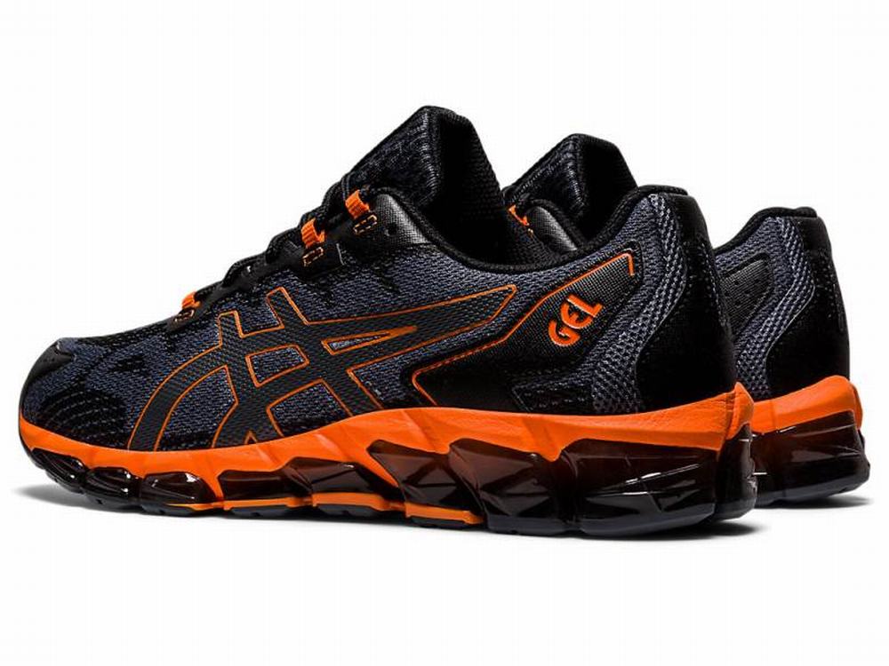 Asics GEL-QUANTUM 360 6 Men's Sneakers Black / Orange | TEH261839