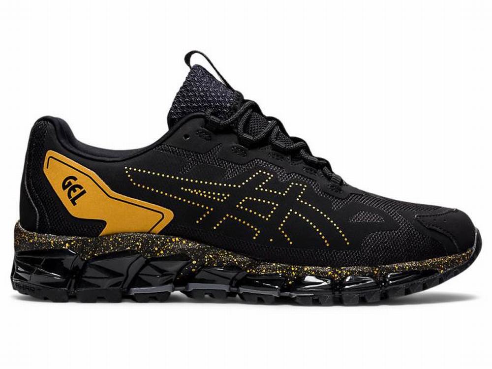 Asics GEL-QUANTUM 360 6 Men's Sneakers Black / Gold | XFD706382