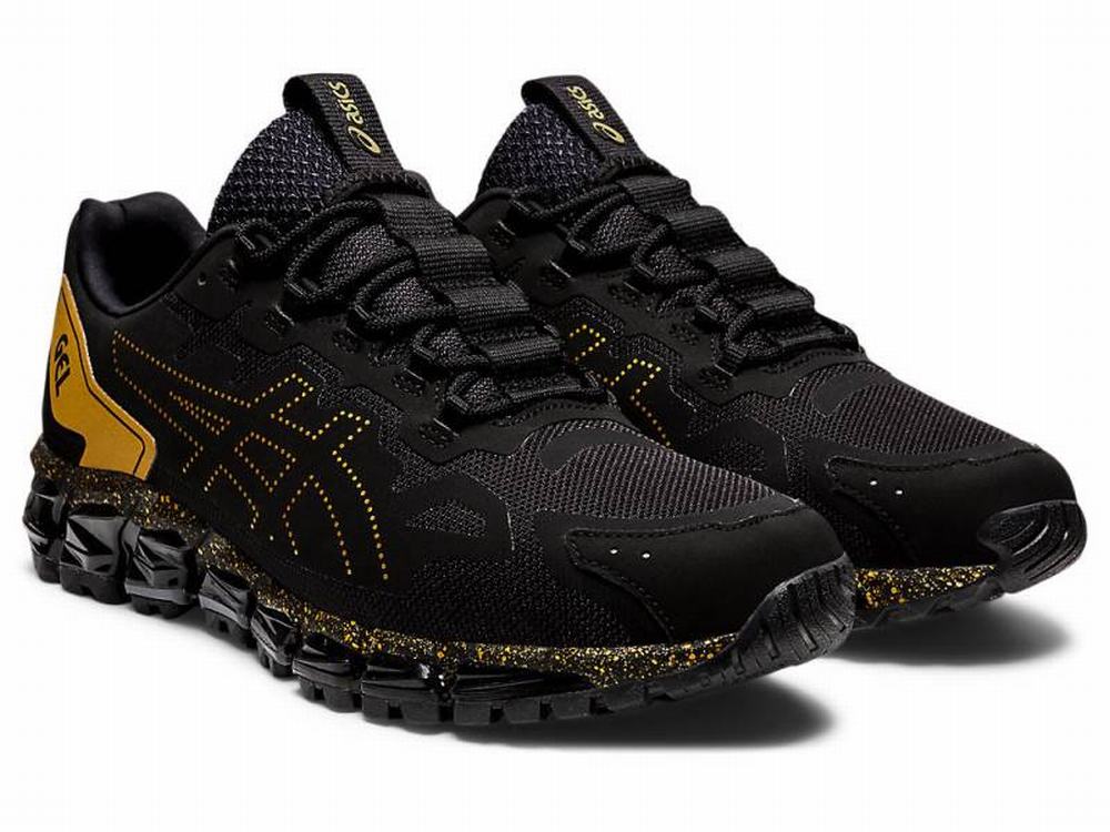 Asics GEL-QUANTUM 360 6 Men's Sneakers Black / Gold | XFD706382