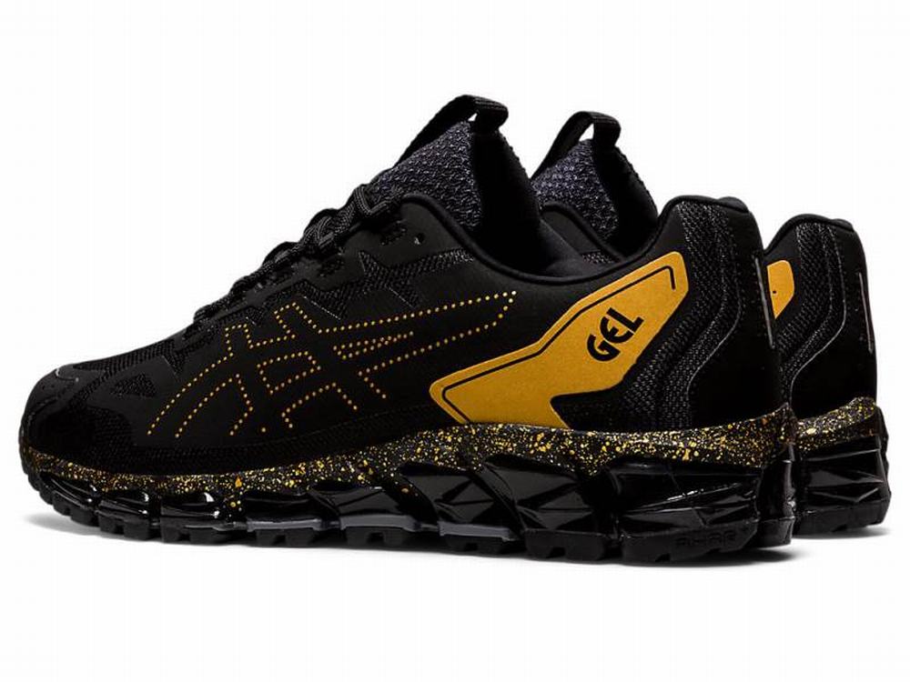 Asics GEL-QUANTUM 360 6 Men's Sneakers Black / Gold | XFD706382