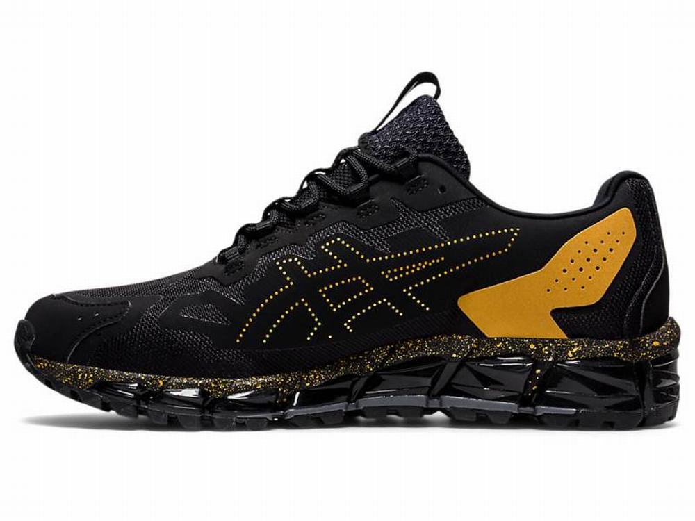 Asics GEL-QUANTUM 360 6 Men's Sneakers Black / Gold | XFD706382