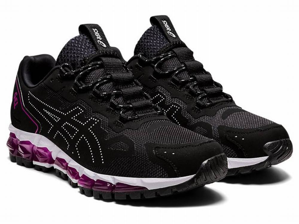 Asics GEL-QUANTUM 360 6 Women's Sneakers Black / Purple | ELX104872