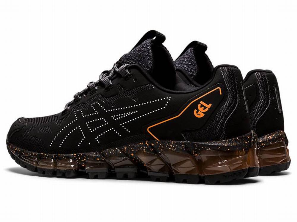 Asics GEL-QUANTUM 360 6 Women's Sneakers Black / Orange | HQA108347