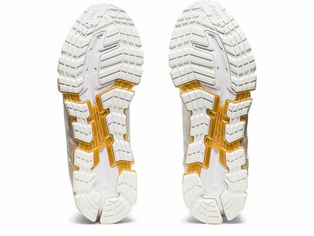 Asics GEL-QUANTUM 360 6 Women's Sneakers White / Gold | QPL907548