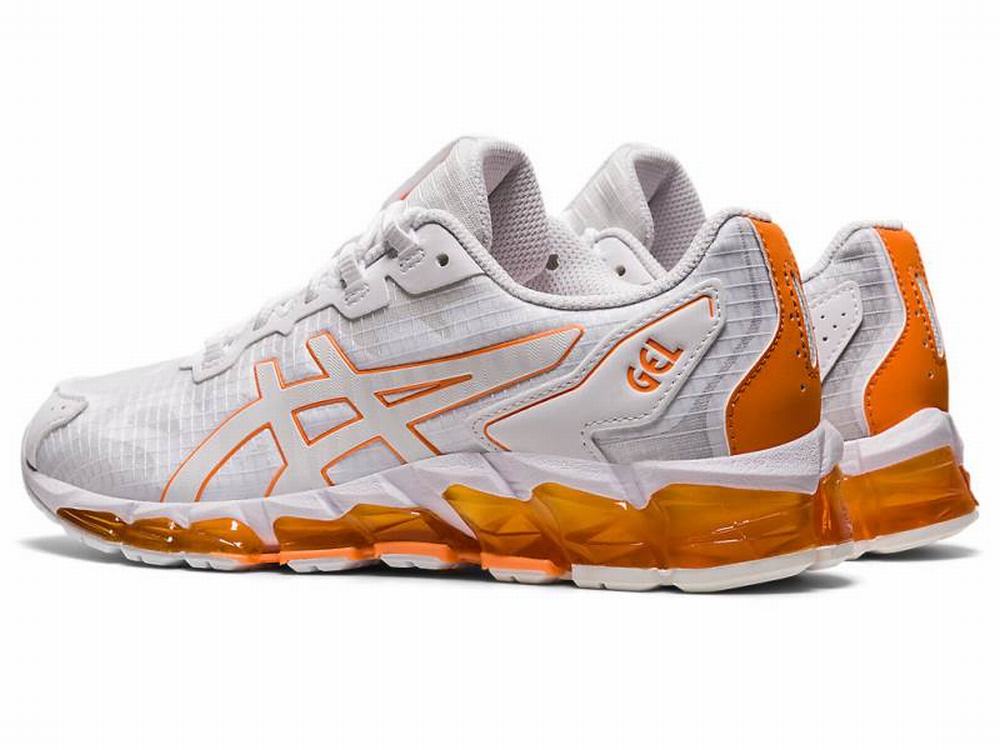 Asics GEL-QUANTUM 360 6 Women's Sneakers White / Orange | VUW786134