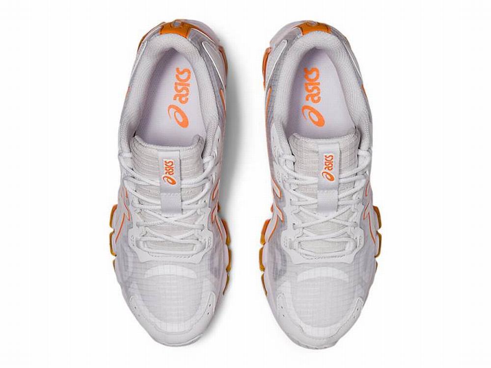 Asics GEL-QUANTUM 360 6 Women's Sneakers White / Orange | VUW786134