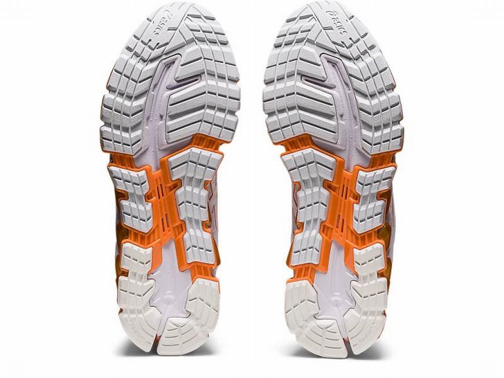 Asics GEL-QUANTUM 360 6 Women's Sneakers White / Orange | VUW786134