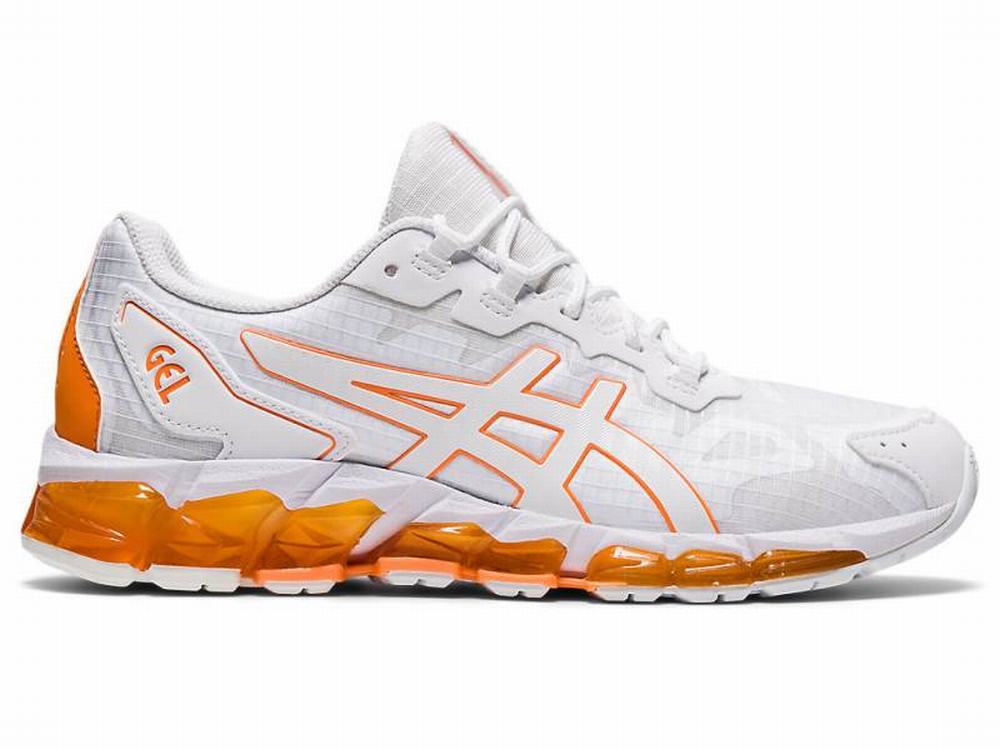 Asics GEL-QUANTUM 360 6 Women\'s Sneakers White / Orange | VUW786134