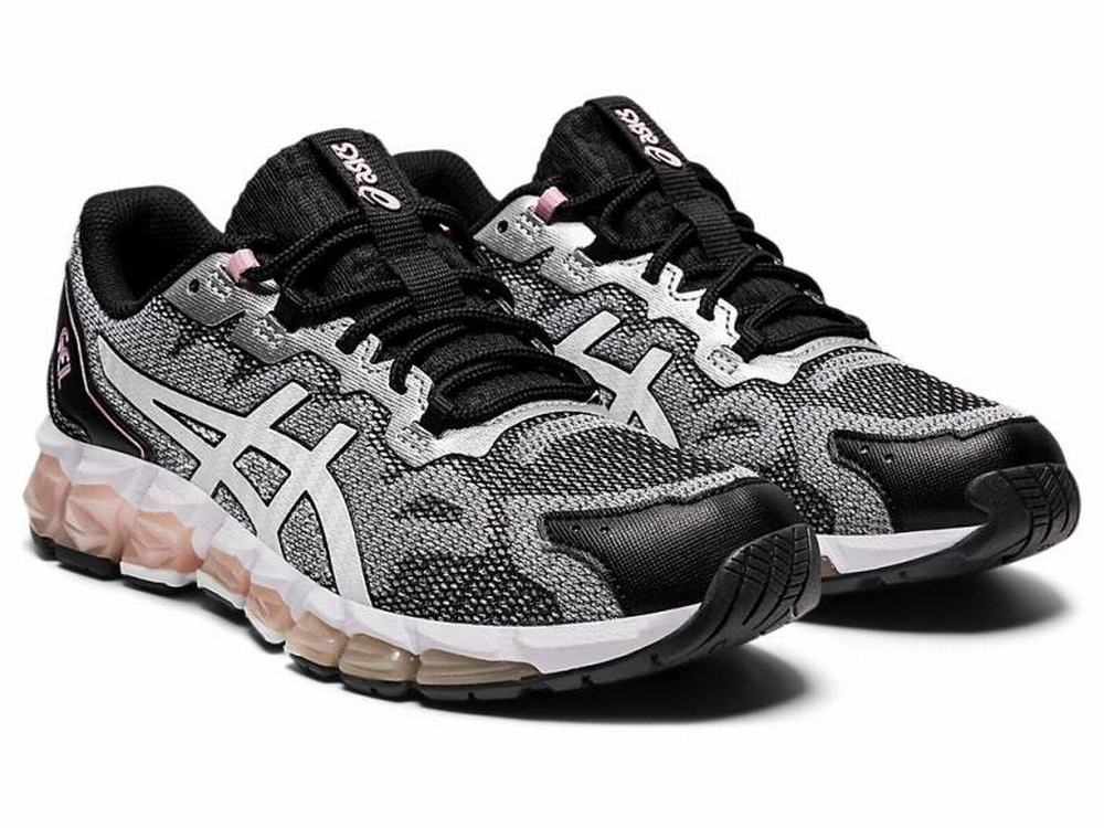 Asics GEL-QUANTUM 360 6 Women's Sneakers Black / White | YVK958627