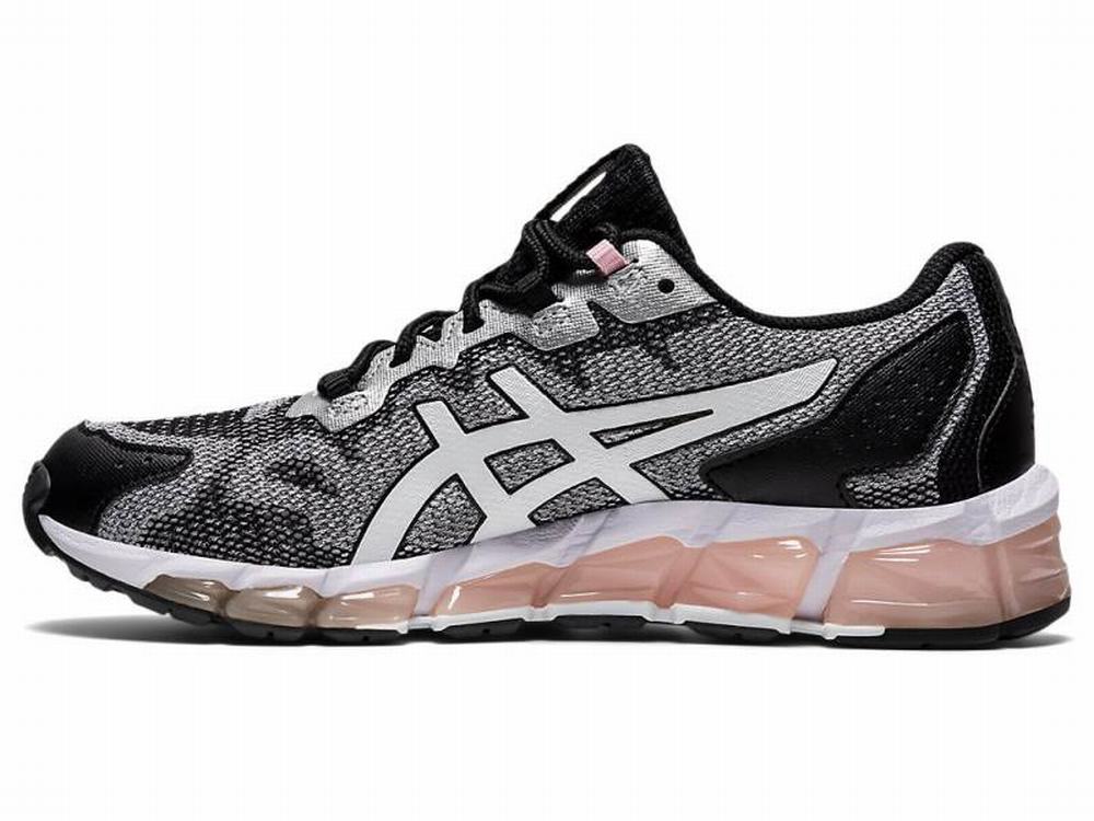 Asics GEL-QUANTUM 360 6 Women's Sneakers Black / White | YVK958627