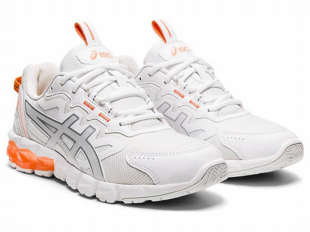 Asics GEL-QUANTUM 90 3 Women's Sneakers White / Orange | IER498520