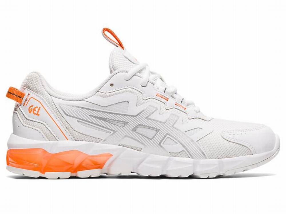 Asics GEL-QUANTUM 90 3 Women\'s Sneakers White / Orange | IER498520