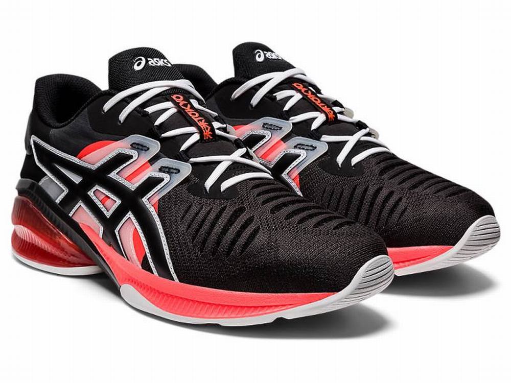 Asics GEL-QUANTUM INFINITY JIN Men's Sneakers Black / Orange | LQC789413