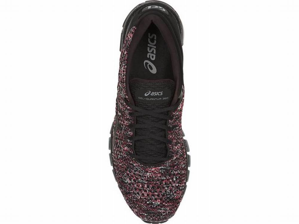 Asics GEL-Quantum 360 Knit 2 Men's Sneakers Black / Red | HIL963847