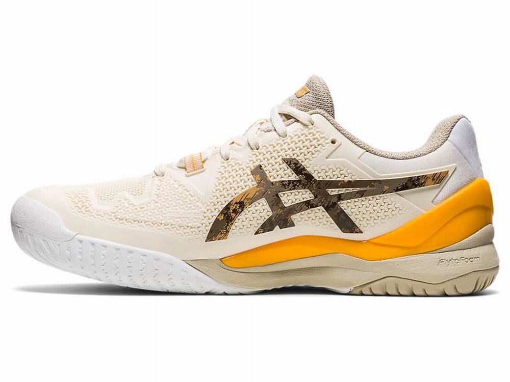 Asics GEL-RESOLUTION 8 L.E. Men's Tennis Shoes Cream | CTA720945