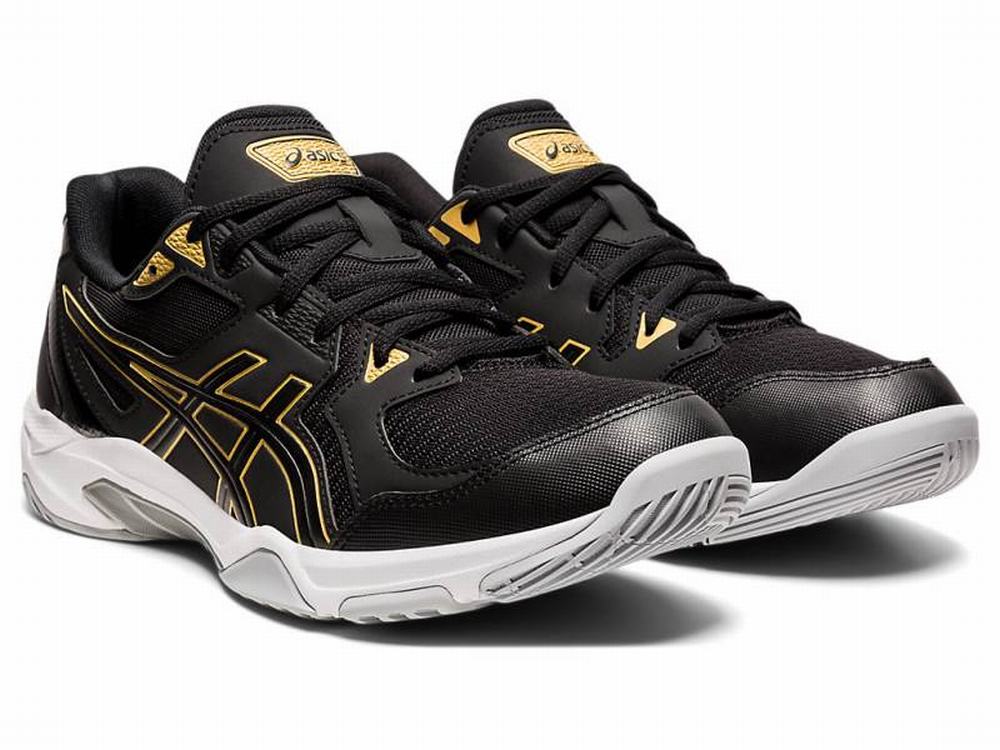 Asics GEL-ROCKET 10 Men's Volleyball Shoes Black / Gold | CLZ420618