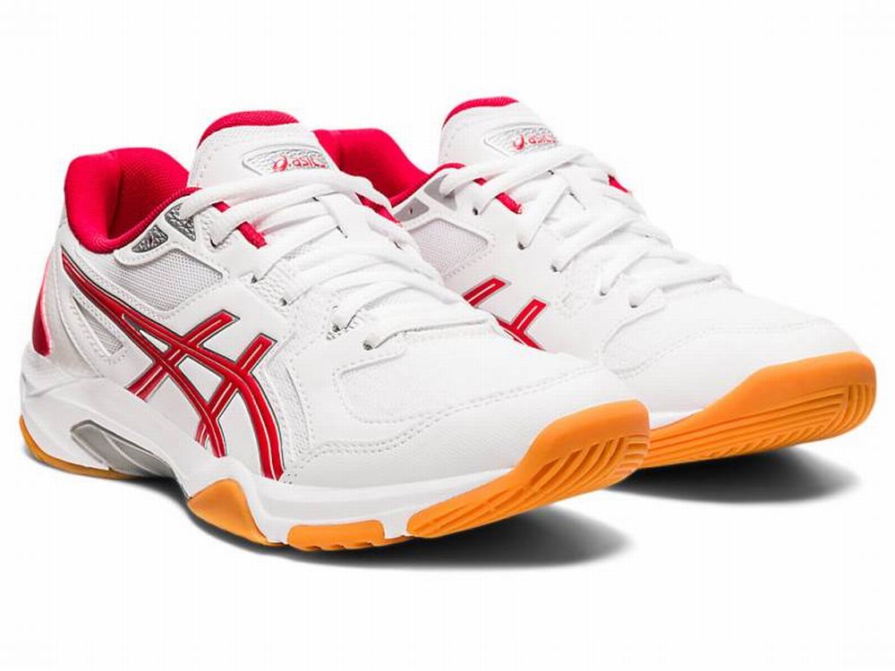 Asics GEL-ROCKET 10 Women's Volleyball Shoes White / Red | BWE605743