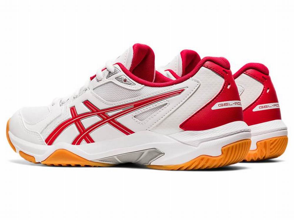 Asics GEL-ROCKET 10 Women's Volleyball Shoes White / Red | BWE605743