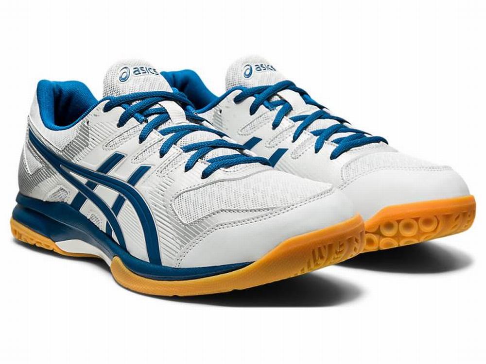 Asics GEL-ROCKET 9 Men's Volleyball Shoes Grey / Blue | FBM147362