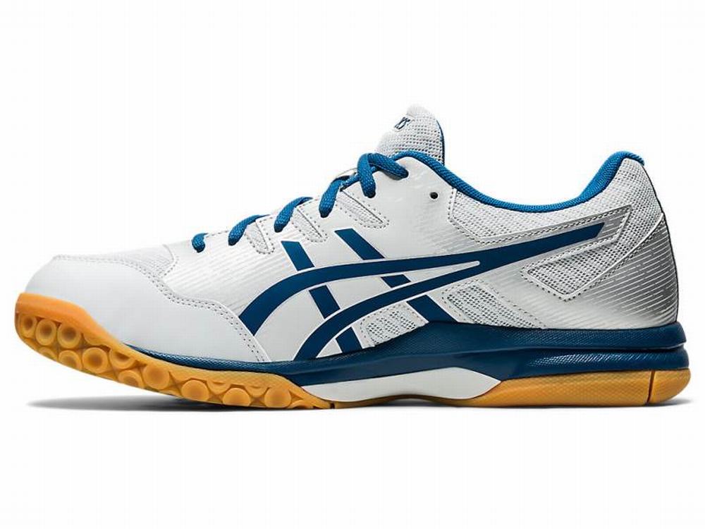 Asics GEL-ROCKET 9 Men's Volleyball Shoes Grey / Blue | FBM147362